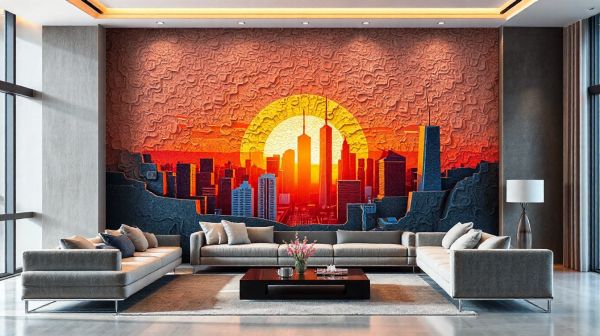 10 idées de décoration pour panneaux muraux 3D modernes