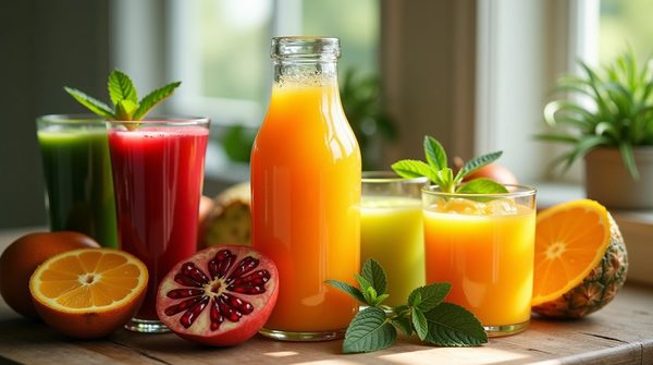 Les jus de fruits : une explosion de saveurs et de santé